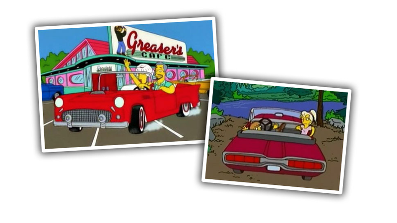 Illustration for article titled A Guide To Every Real-World Car Used In The Simpsons